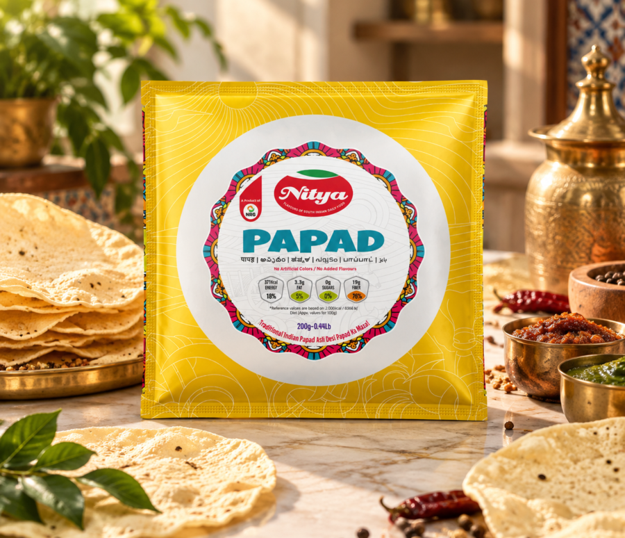 Papad 4inch