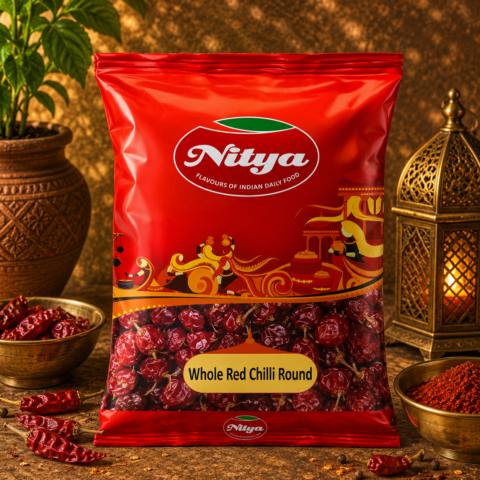 Whole Red Chilli Round