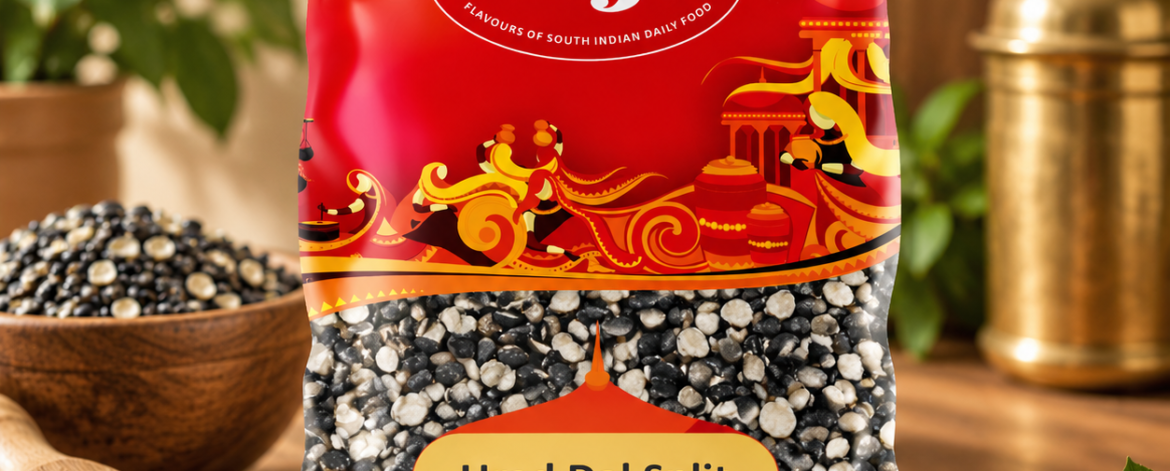 Black Urad Dal Split ( Chilka)