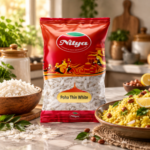 Poha Thin White